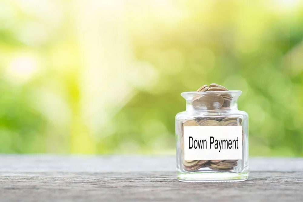 What should the down payment be for a house?