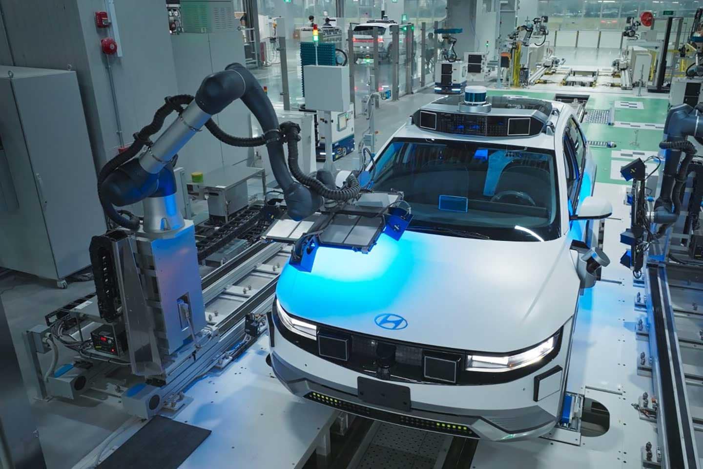 Hyundai’s new Singapore plant makes its cars on the third floor—the same storey as its Michelin chef-run Korean restaurant